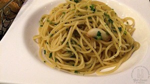 Spaghetti aglio, olio e peperoncino für 8 Euro