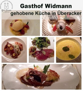 Gehobene Küche im Gasthof Widmann in Überacker