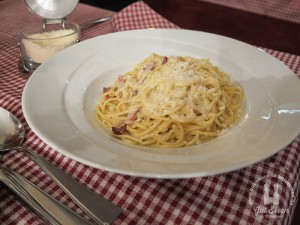 Spaghetti Carbonara im Locanda Busento