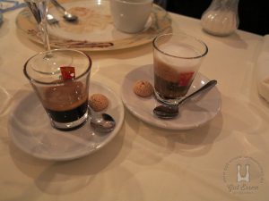 Espresso im Glas und Espresso Macchiato