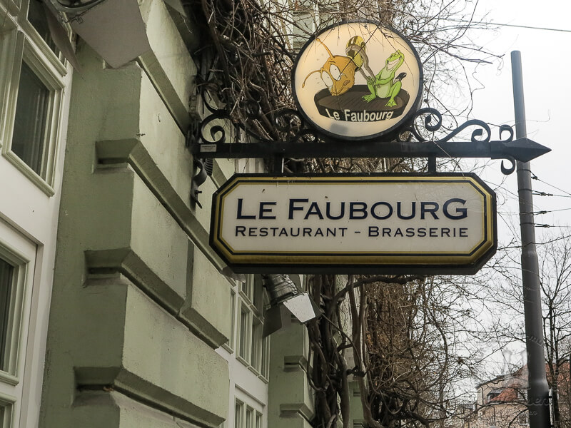 3 Gänge Mittagsmenü im Le Faubourg