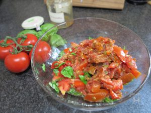 Spinat-Ricotta-Tomaten-Auflauf