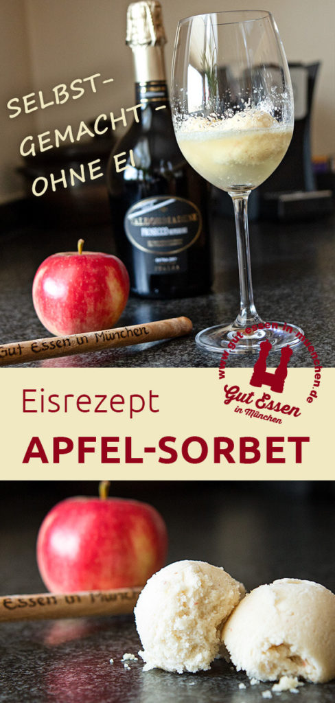 Eisrezept: Selbstgemachtes Apfel-Sorbet mit frischen Äpfeln oder ...