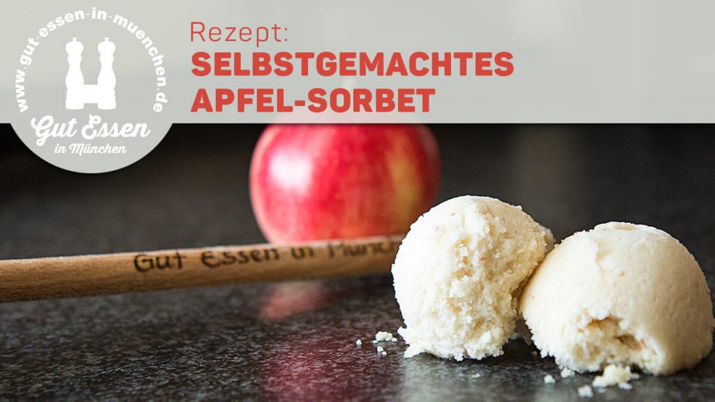 Eisrezept: Selbstgemachtes Apfel-Sorbet mit frischen Äpfeln oder ...