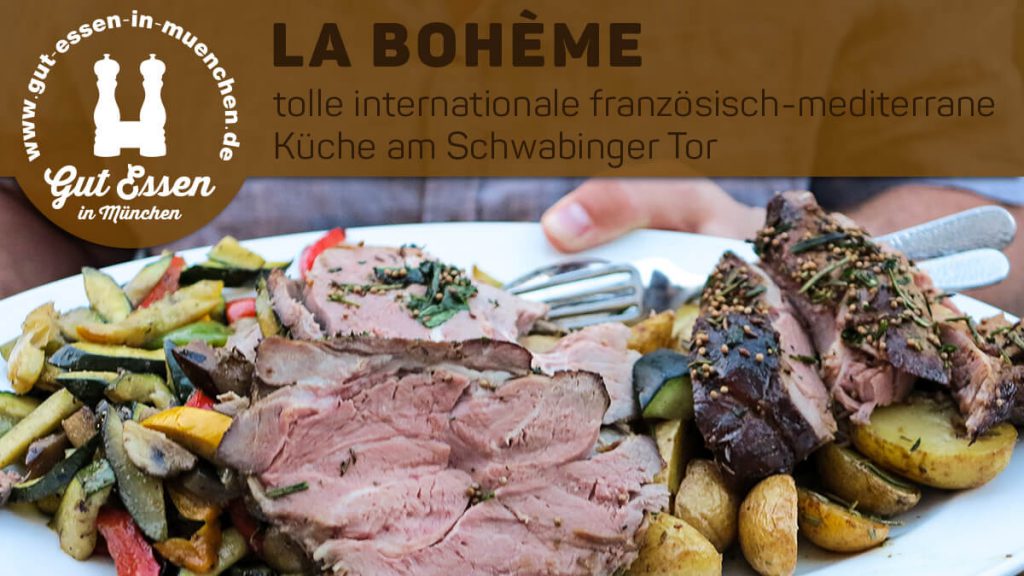 La Boheme am Schwabinger Tor mit mediterraner Küche