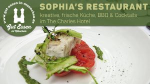 Sophia's Restaurant & Bar im The Charles Hotel mit BBQ im Sommer