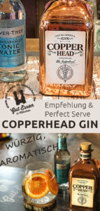 Mr. Copperhead Gin – Würziger Belgier in einer kupferfarbenen Flasche