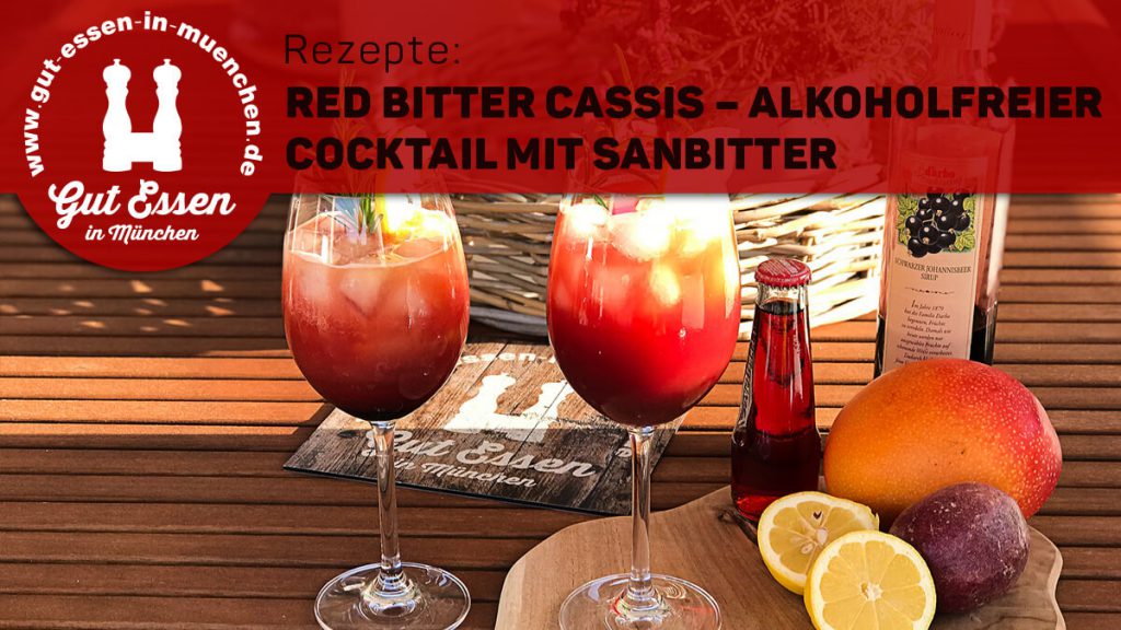 Red Bitter Cassis – Alkoholfreier Cocktail/Aperitif mit Sanbitter ...