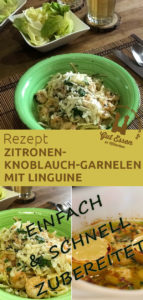 Pasta-Rezept: Zitronen-Knoblauch-Garnelen mit Linguine