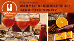 Warmer alkoholfreier Aperol Spritz mit Sanbitter – schnelles Rezept