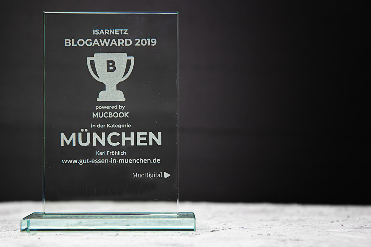 Bester München-Blog – Platz 1 beim Isarnetz Blog Award 2019