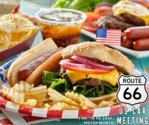Motorworld: Amerikanisch Essen beim US-Car-Meeting
